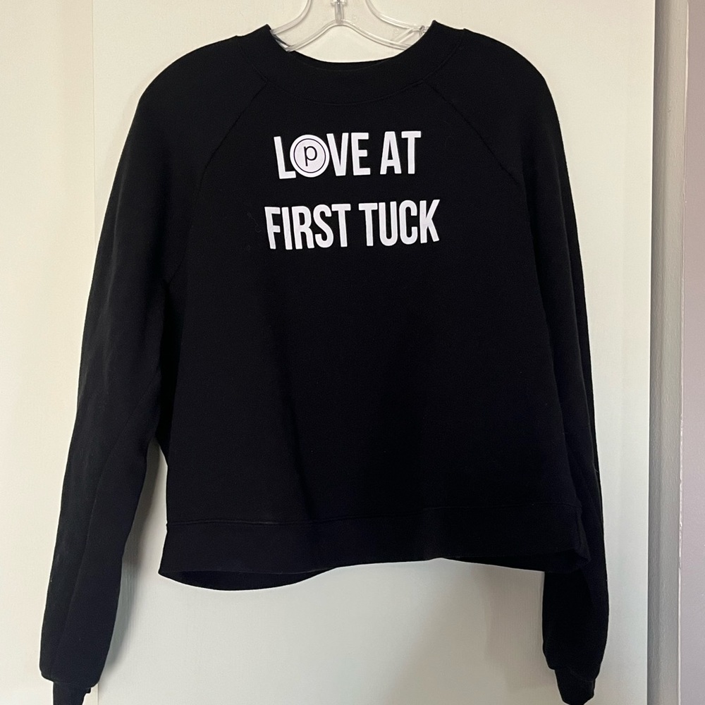 Pure Barre Cropped Crew Sweatshirt